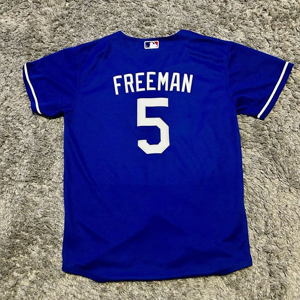 Freddie Freeman Nike Los Angeles Dodgers Jersey Blue #5 Youth M